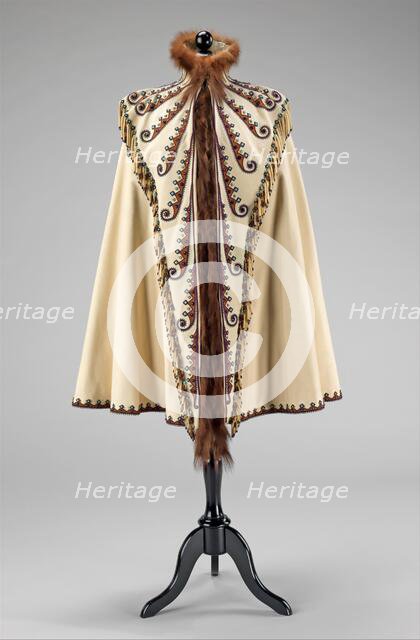 Evening cape, French, ca. 1891. Creator: Emile Pingat.