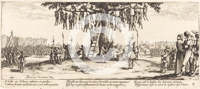 The Hanging, c. 1633. Creator: Jacques Callot.