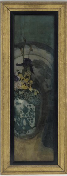 The Blue Girl (fragment): Purple and Blue, 1872-1876. Creator: James Abbott McNeill Whistler.