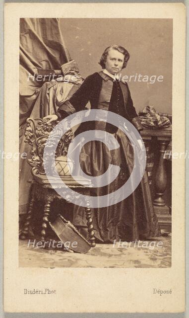 Rosa Bonheur, 1861-1864. Creator: Andre-Adolphe-Eugene Disderi.