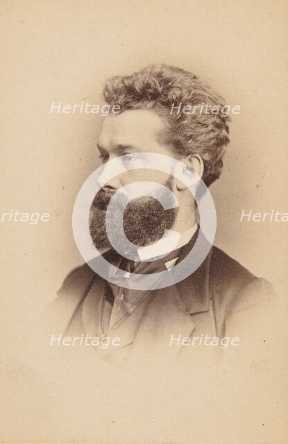 Franz Heyerheim, 1860s. Creator: Ernst Milster.