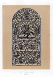 'Cast Iron Panel from Mulheim', Germany, 19th century. Artist: John Burley Waring