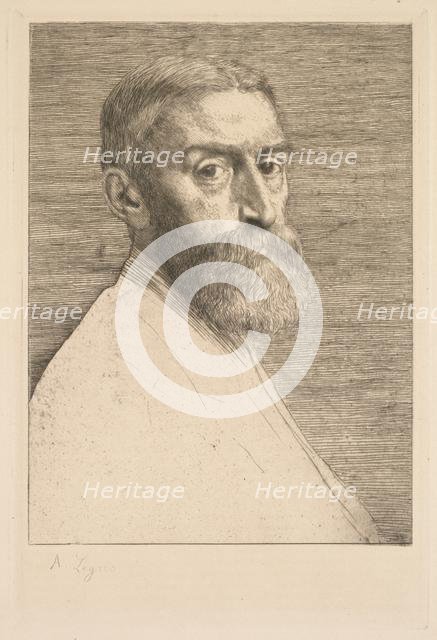 Sir Edward Poynter, 1877. Creator: Alphonse Legros (French, 1837-1911).