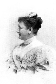 The Seventieth Birthday of the King of Saxony: the Queen of Saxony, 1898. Creator: Mayer.