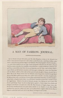 A Man of Fashion's Journal, May 1, 1802., May 1, 1802. Creator: Thomas Rowlandson.