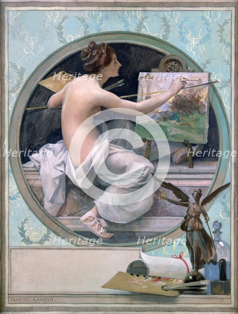'Allegory', 1856-1923. Artist: Francois Flameng