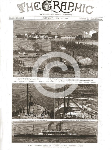 ''The Graphic, Front Cover Saturday July 14th. 1888', 1888. Creator: Unknown.