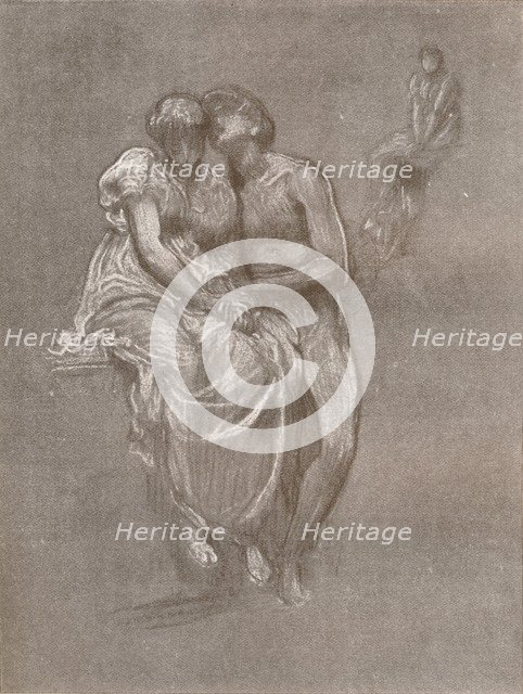 'Studies for Wedded', 1882, (1897). Artist: Frederic Leighton.