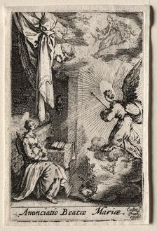 The Life of the Virgin: The Annunciation. Creator: Jacques Callot (French, 1592-1635).