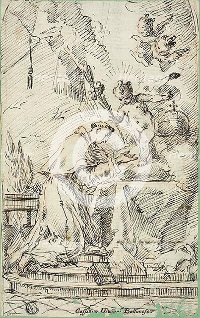 Saint Anthony of Padua and the Infant Jesus, n.d. Creator: Gaspare Diziani.