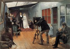 'Wedding at the Photographer's', 1878-1879.  Artist: Pascal Adolphe Jean Dagnan-Bouveret