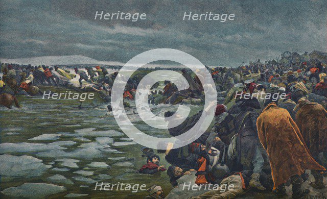 'The Passage of the Beresina', November 1812, (1896).  Artist: Unknown.