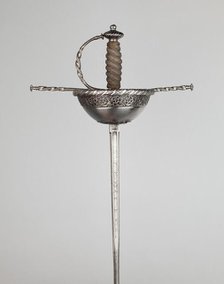 Cup-Hilted Rapier, Spain, northern, 1660/70. Creator: Unknown.