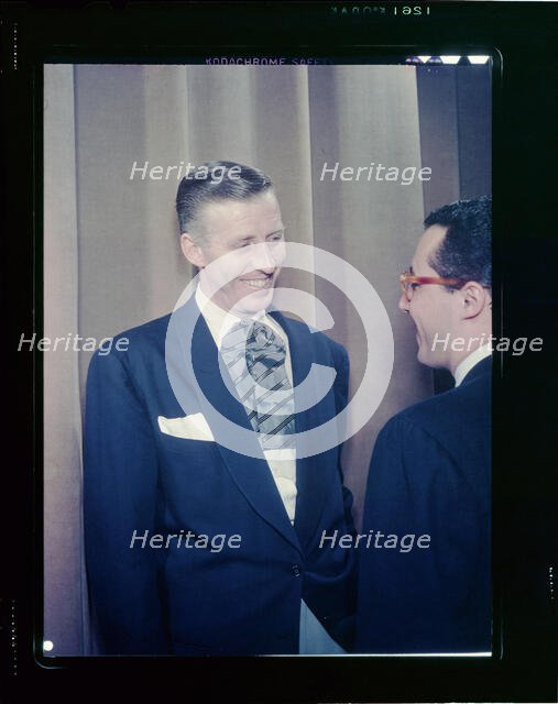 Portrait of Stan Kenton and Pete Rugolo, 1947 or 1948. Creator: William Paul Gottlieb.