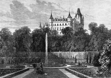 Dunrobin Castle, the seat of the Duke of Sutherland, visited by the Queen, 1872. Creator: William James Palmer.