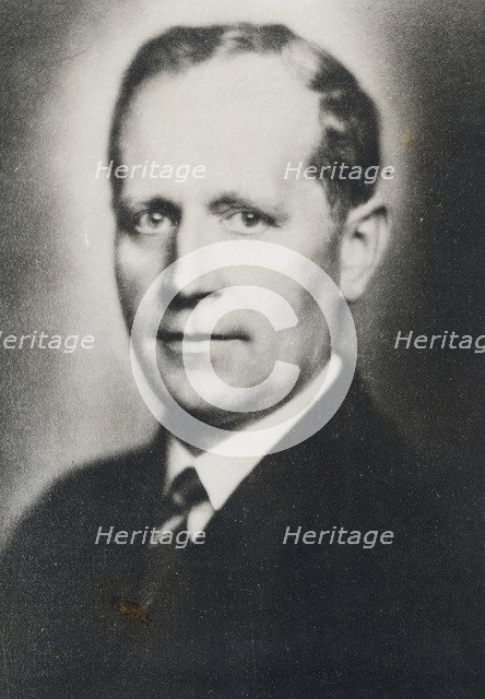 Kurt Schmitt, German Reich Economy Minister, 1933. Artist: Unknown