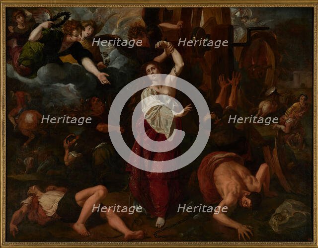 The Martyrdom of Saint Catherine, c1617. Creator: Castelló, Vicent (1585-1636).