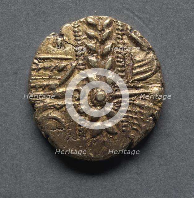 Catuvellaunian Stater (obverse), c. 40-20 B.C.. Creator: Unknown.