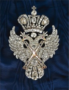 Badge of the Order of St. Andrew the Apostle the First-Called, c. 1800. Artist: Orders, decorations and medals  