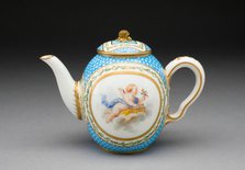 Teapot (from a tea service), Sèvres, 1770. Creators: Sèvres Porcelain Manufactory, Jacques Fontaine.