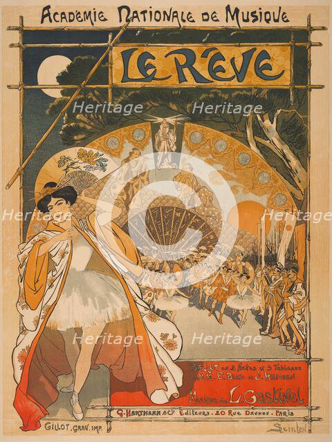 Le Rêve, 1891. Creator: Steinlen, Théophile Alexandre (1859-1923).