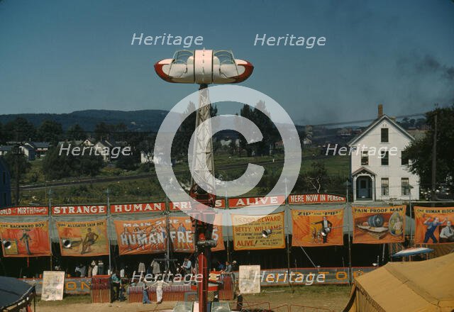 At the Vermont state fair, Rutland, 1941. Creator: Jack Delano.