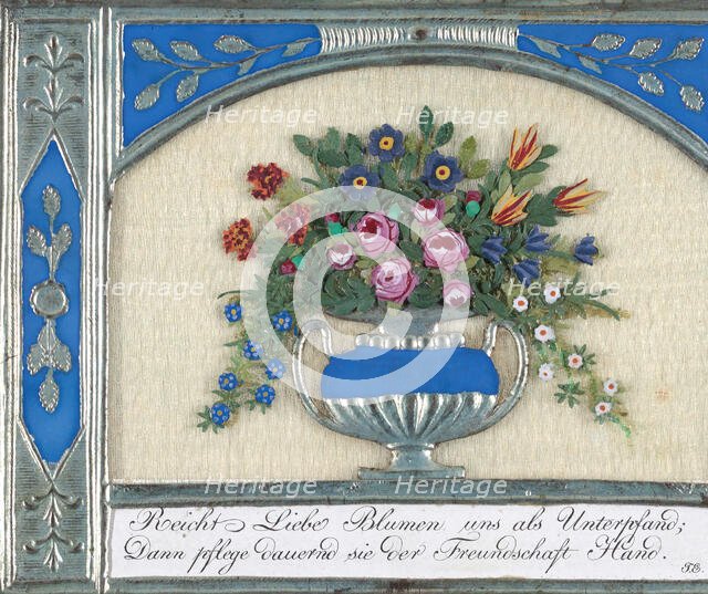 Greeting Card...., 1821. Creator: Johannes Endletzberger.