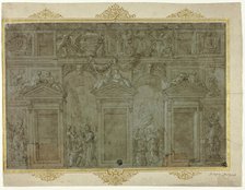 Design for a Façade Decoration, c. 1548. Creator: Unknown.