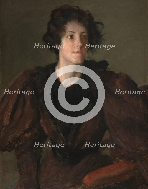 Study of a Young Woman, 1883-1887. Creator: William Merritt Chase.