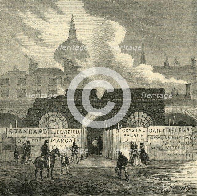 'The Last Remains of the Fleet Prison', c1872. Creator: Unknown.