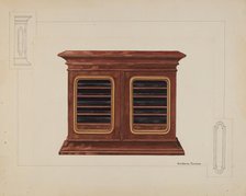 Cabinet, c. 1937. Creator: Gordena Jackson.