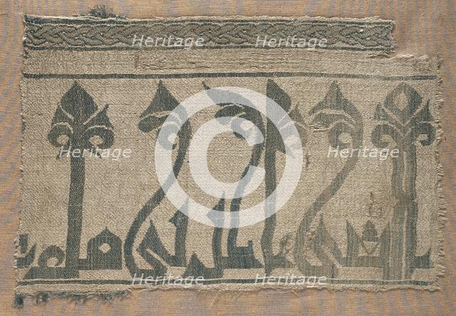 Fragment from Funeral Garment or Pall, 1000s - 1100s. Creator: Unknown.