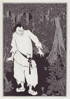 Ali Baba in the Wood, 1897. Creator: Aubrey Beardsley.