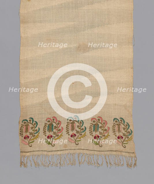 Towel, Turkey, 1875/1900. Creator: Unknown.