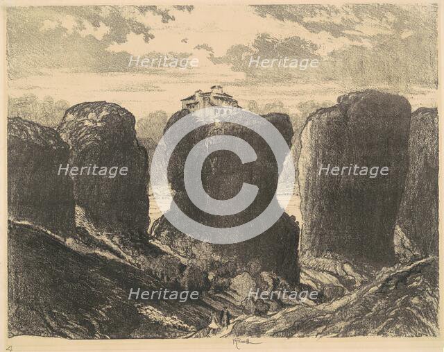 The Cliffs of the Trinity, 1913. Creator: Joseph Pennell.