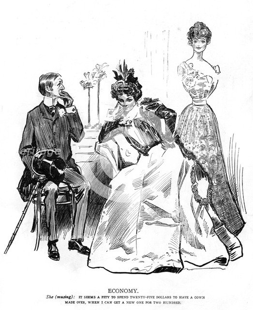 'Economy', 1899. Artist: Unknown