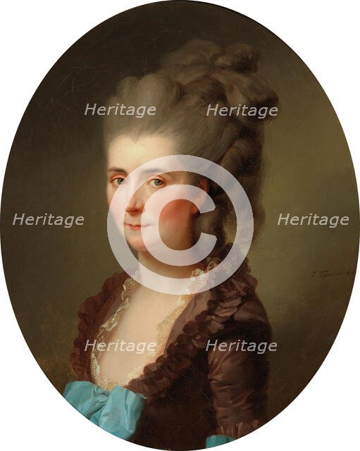 Portrait of Marquise de Chambray, née Vernier de Joyencourt, 1776. Creator: Tischbein, Johann Friedrich August (1750-1812).