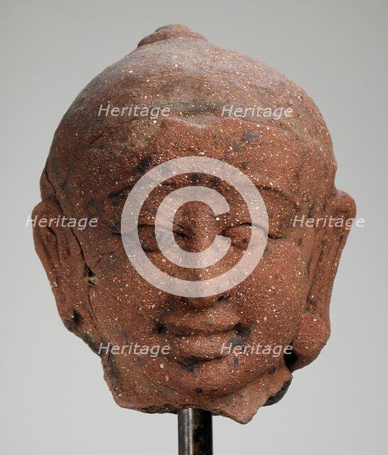 Male Head (Buddha Shakyamuni?), 3rd-4th century. Creator: Unknown.
