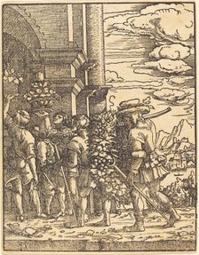 Joshua and Caleb, in or after 1520. Creator: Albrecht Altdorfer.