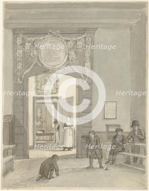 View through to the 'Herenkamer' of Evangelical Lutheran Deanery.., 1780-1836. Creator: Johannes Jelgerhuis.