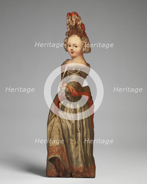 Girl dummy board, ca. 1690. Creator: Unknown.