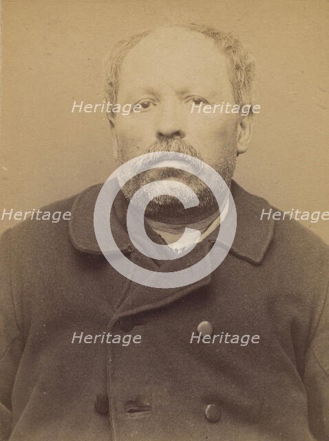 Court. Jean-Claude. 58 ans, né à Cherissey-le-M. (Haute-Savoie). Marchand de pains d'épice..., 1894. Creator: Alphonse Bertillon.