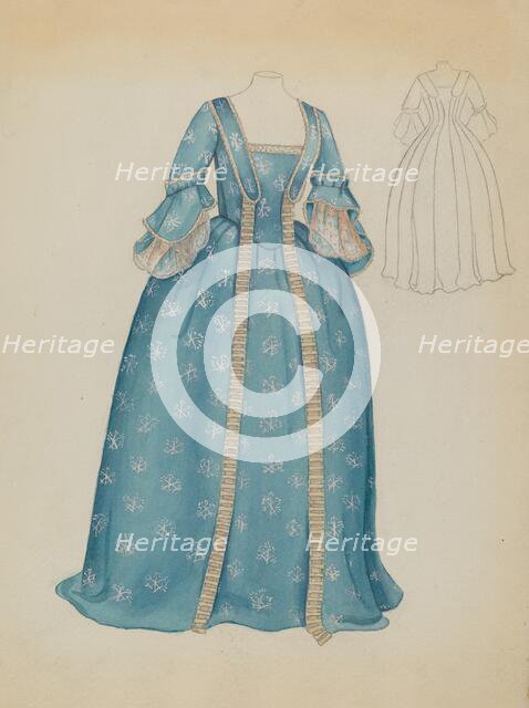 Dress, 1935/1942. Creator: Esther Hansen.