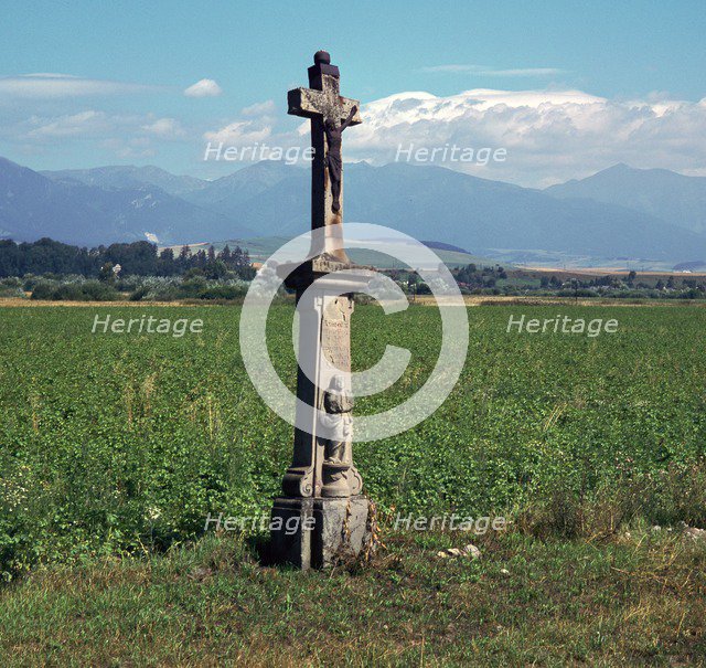 Cross at Paludza in the Czech Republic. Artist: Unknown