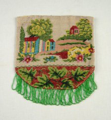 Pouch, American, 1830-60. Creator: Unknown.