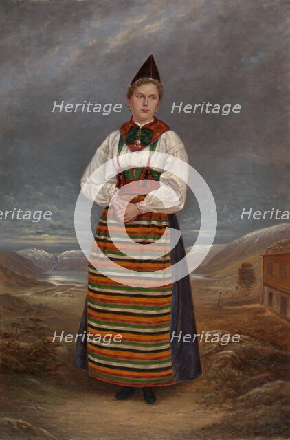 Swedish Lady, ca. 1893. Creator: Antonio Zeno Shindler.