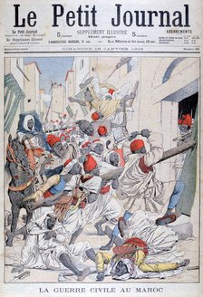 Civil war in Morocco, 1903. Artist: Unknown