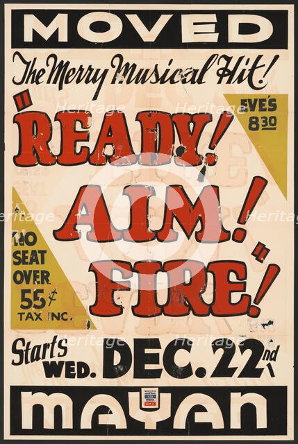 Ready! Aim! Fire!, Los Angeles, [193-]. Creator: Unknown.