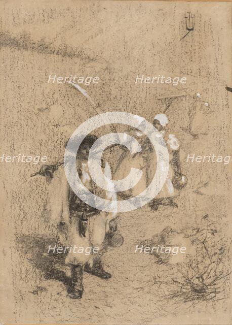 From the meadows - study for a painting, after 1900. Creator: Joza Uprka.