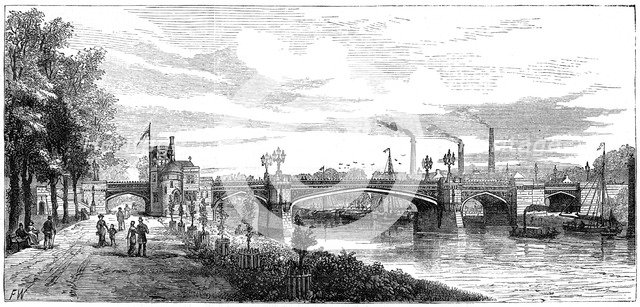 Skeldergate Bridge, York. North Yorkshire, 19th century. Artist: Unknown